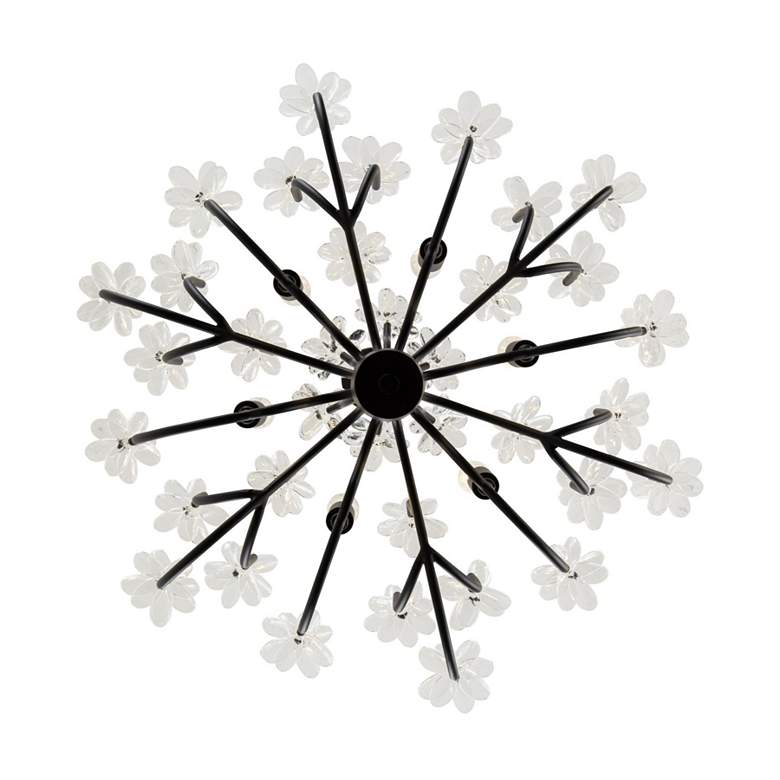 Image 4 Wildflower 6-Lt Chandelier - Matte Black more views
