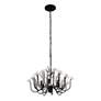 5_Wildflower 6-Lt Chandelier - Matte Black more views