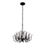 6_Wildflower 6-Lt Chandelier - Matte Black more views