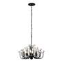 7_Wildflower 6-Lt Chandelier - Matte Black more views