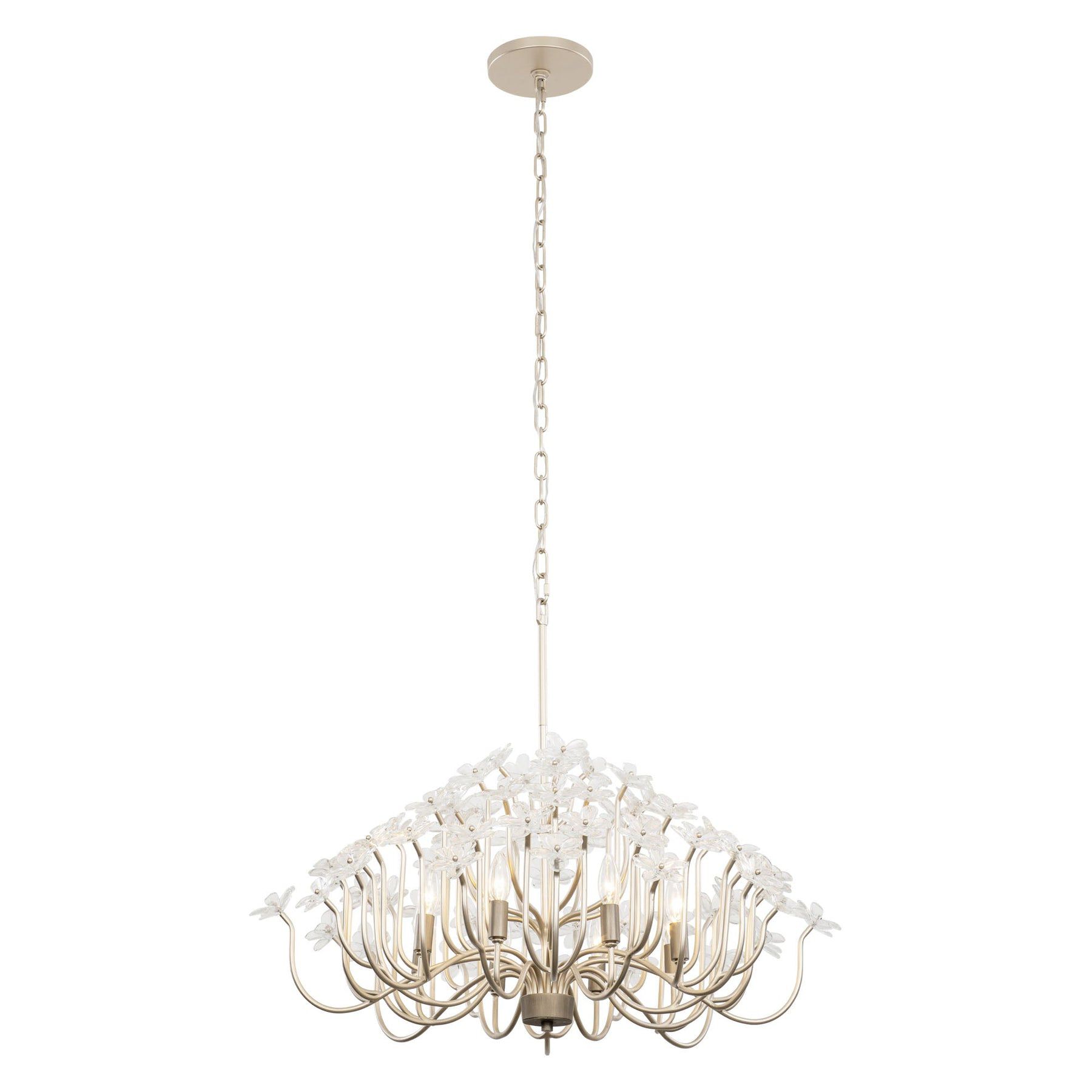 Image 5 Wildflower 8-Lt Chandelier - Gold Dust/Artifact more views