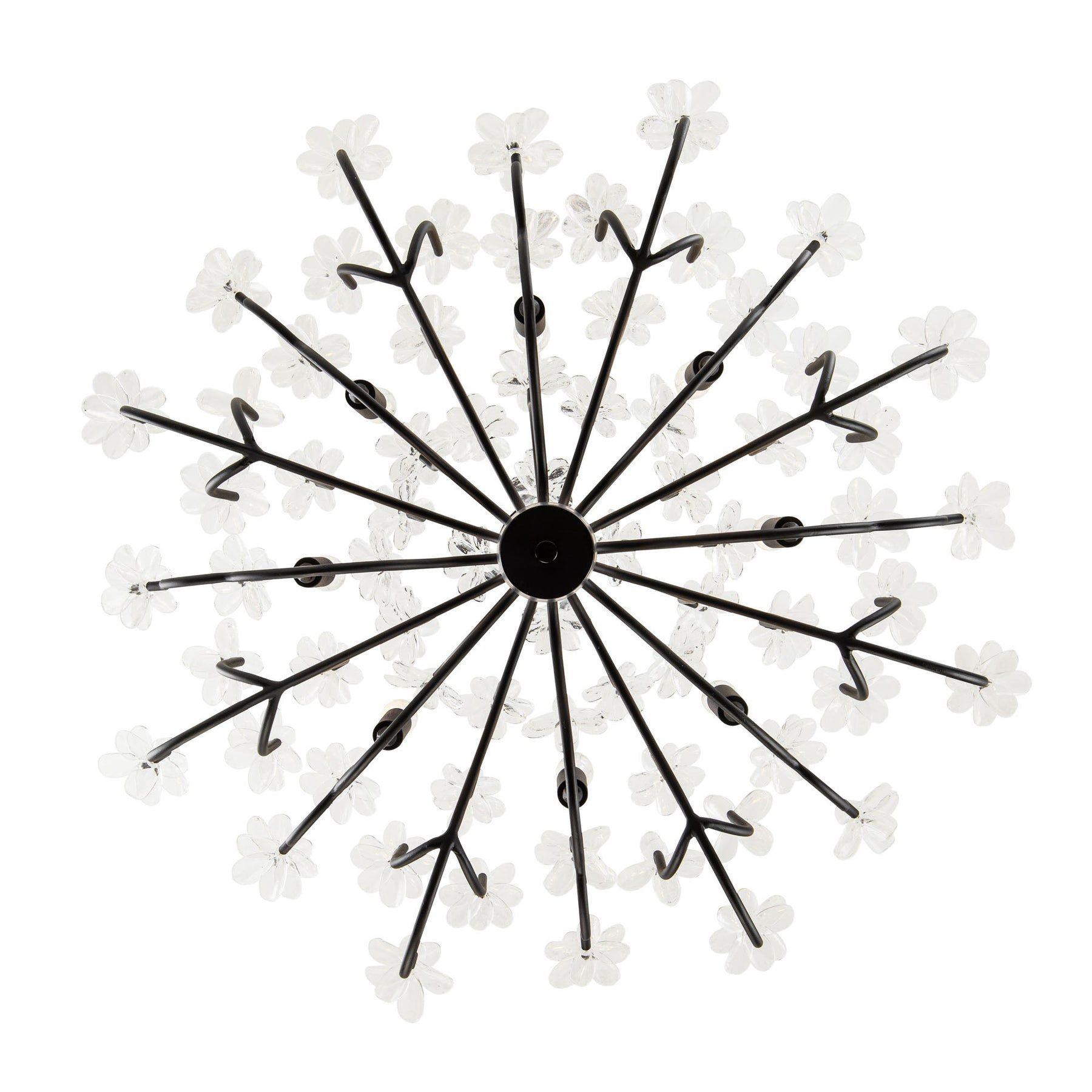 Image 5 Wildflower 8-Lt Chandelier - Matte Black more views
