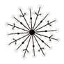 5_Wildflower 8-Lt Chandelier - Matte Black more views