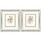 Wildflower Breeze 16"W x 18"H Framed Art Set of 2