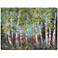 Wildflower Grove 40"W All-Weather Outdoor Canvas Wall Art