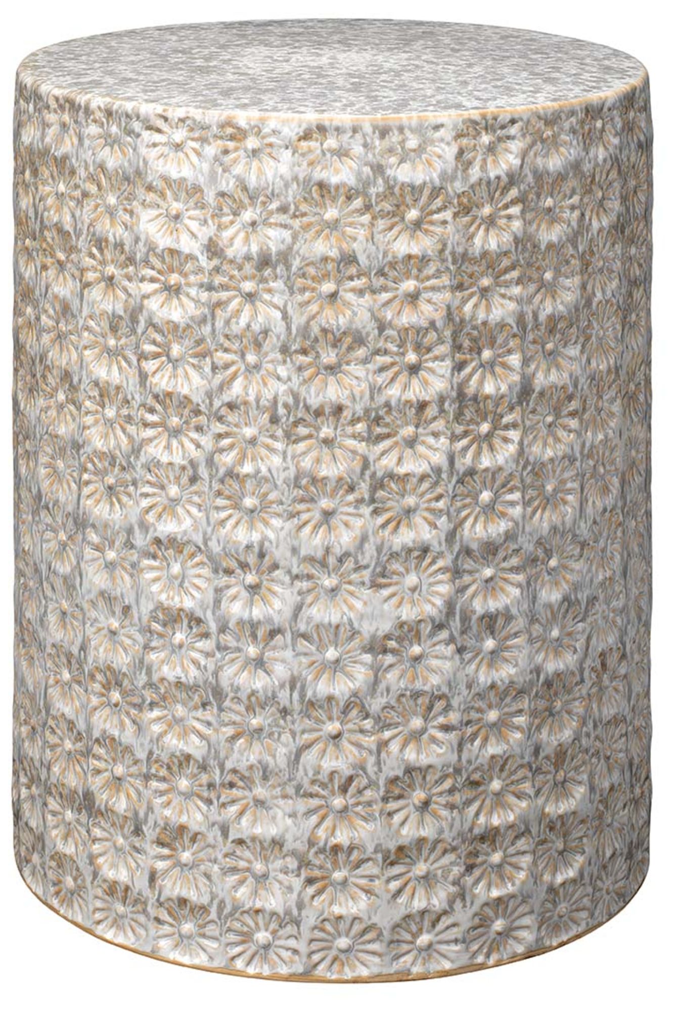 Image 2 Wildflower Indoor/Outdoor Cream Ceramic Side Table
