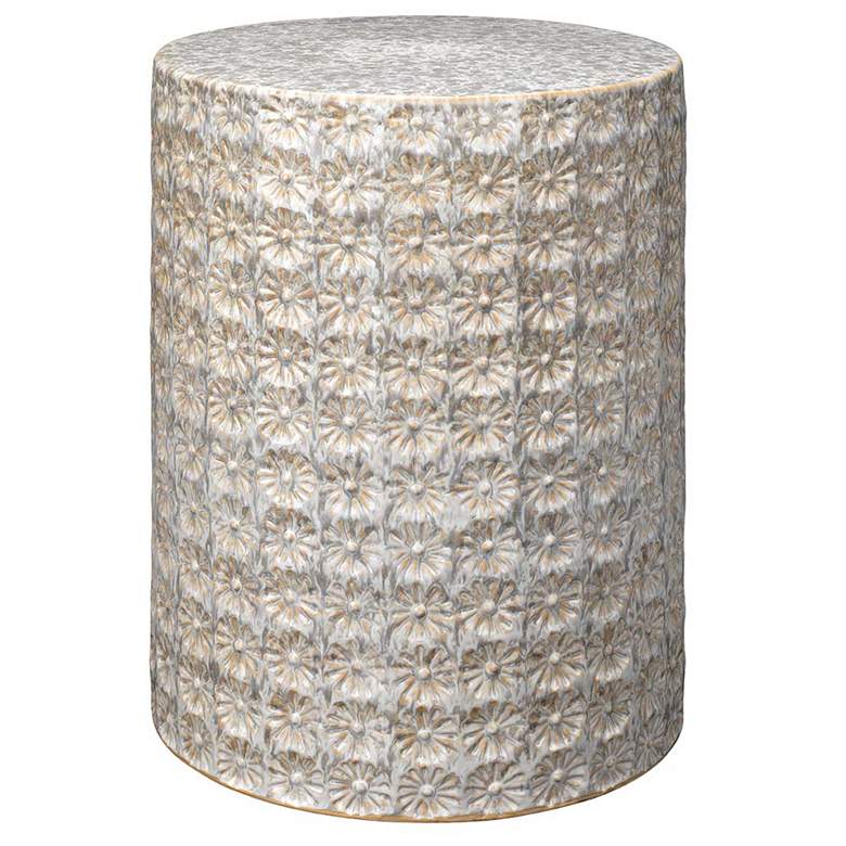Image 2 Wildflower Indoor/Outdoor Cream Ceramic Side Table