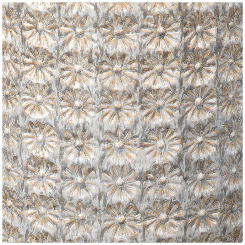 Image 4 Wildflower Indoor/Outdoor Cream Ceramic Side Table more views