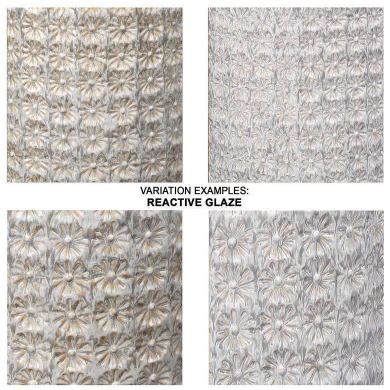 Image 5 Wildflower Indoor/Outdoor Cream Ceramic Side Table more views