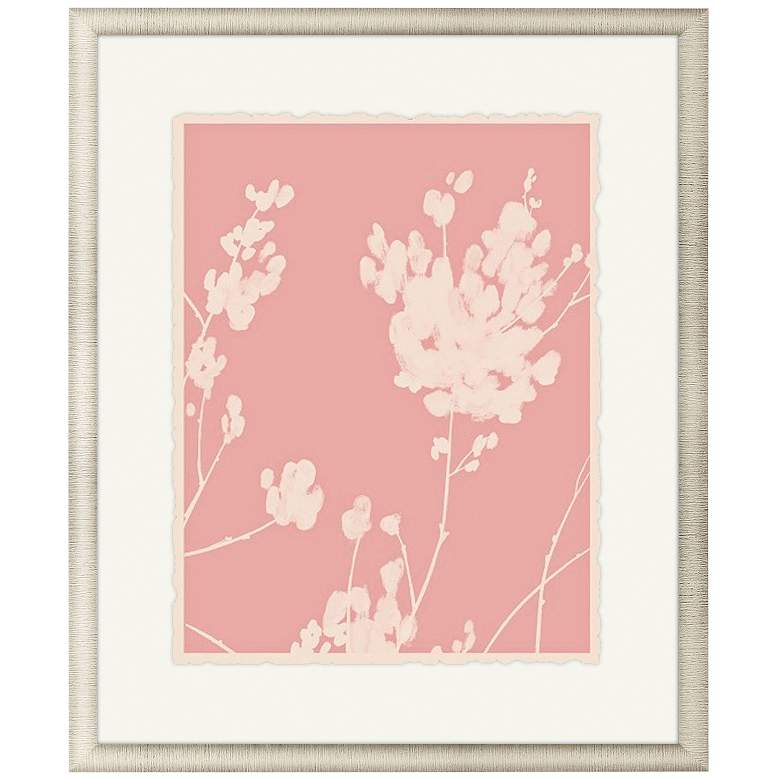 Image 1 Wildflower Silhouette II 39"H Giclee Framed Print Wall Art