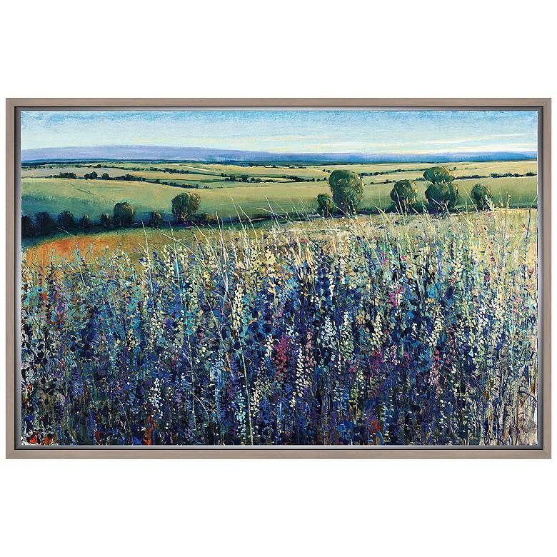 Image 1 Wildflower Vista 21 3/4 inch Wide Framed Canvas Wall Art