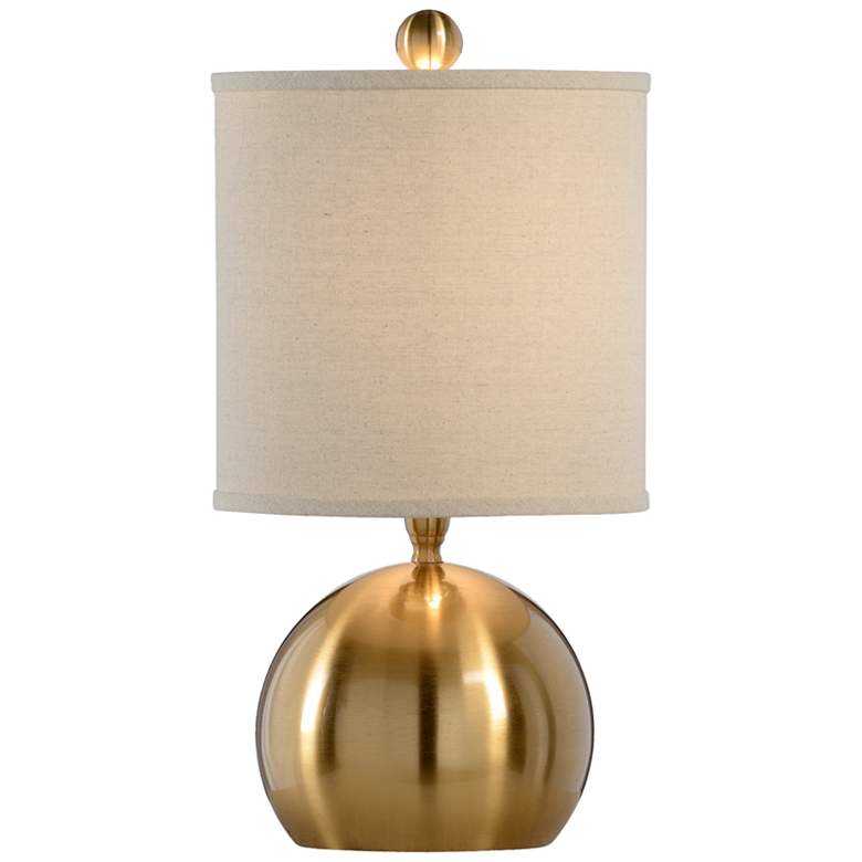 Image 2 Wildwood 11 1/2" High Brushed Brass Ball Accent Table Lamp