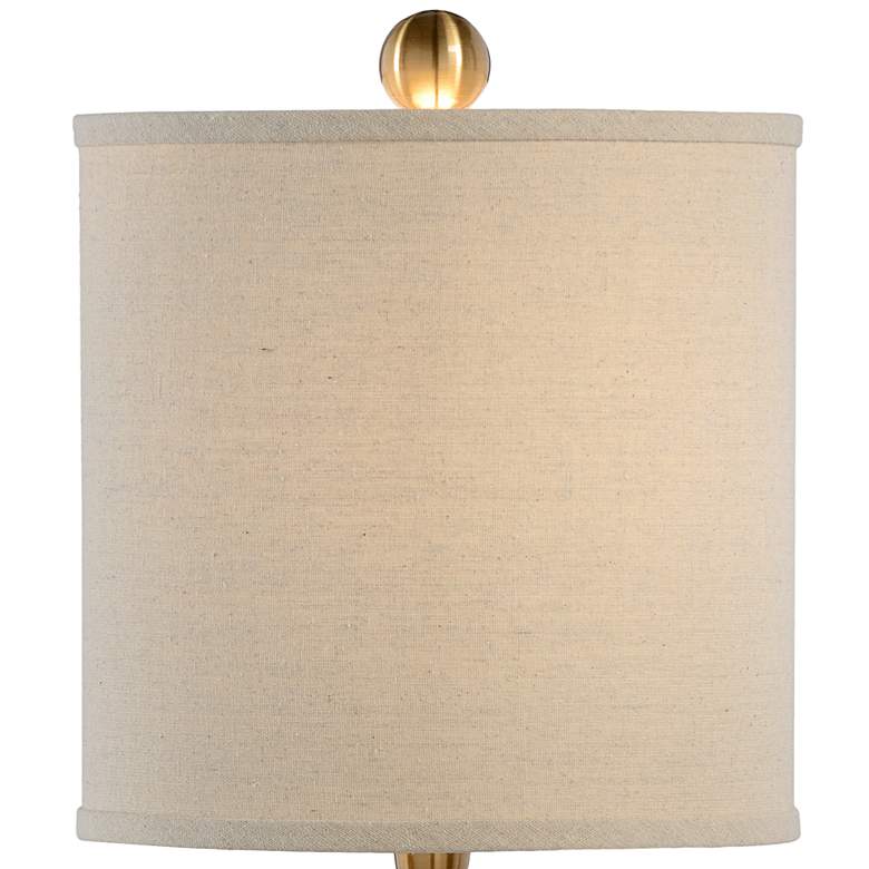 Image 4 Wildwood 11 1/2" High Brushed Brass Ball Accent Table Lamp more views