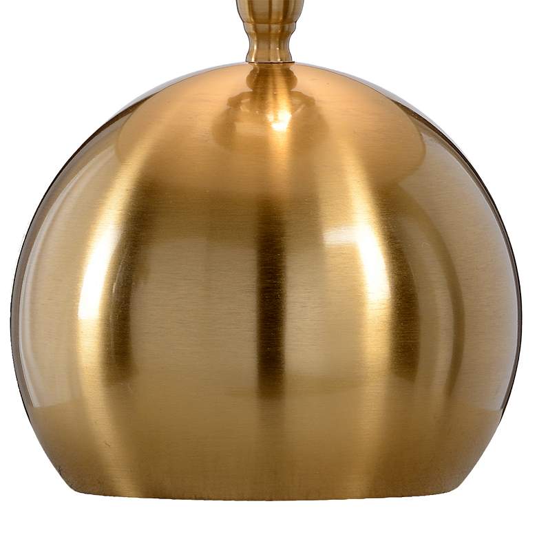 Image 5 Wildwood 11 1/2" High Brushed Brass Ball Accent Table Lamp more views