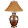 Wildwood Antique Copper Hand Hammered Pot Buffet Table Lamp