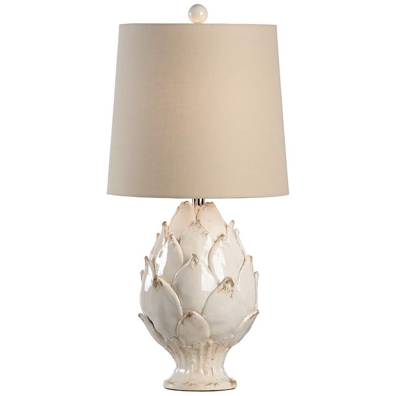 Image 2 Wildwood Artichoke 18 1/2"H Antique White Accent Table Lamp