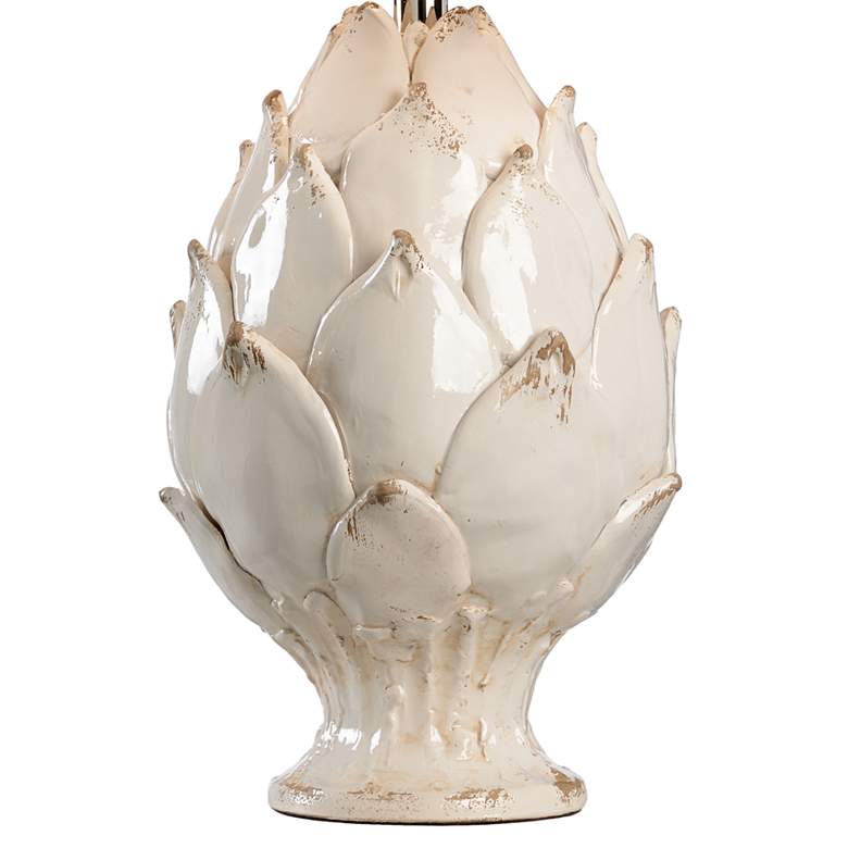 Image 5 Wildwood Artichoke 18 1/2"H Antique White Accent Table Lamp more views