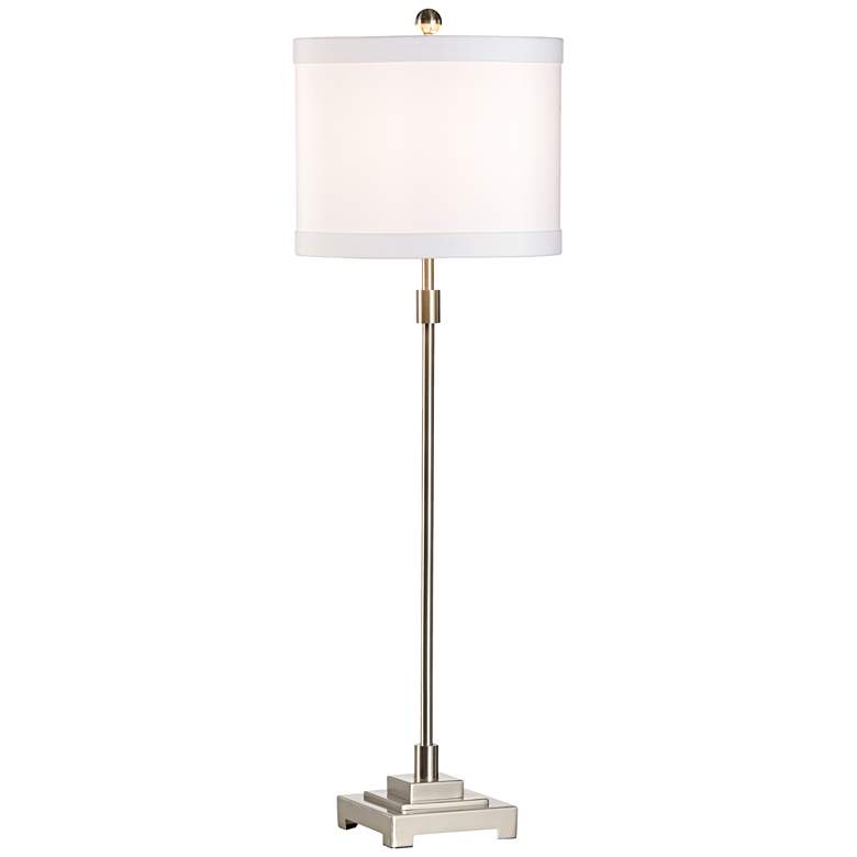 Image 1 Wildwood Bailey Brushed Nickel Metal Table Lamp