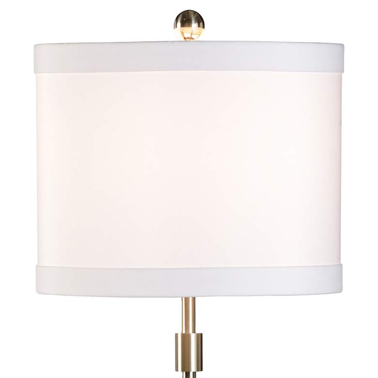 Image 3 Wildwood Bailey Brushed Nickel Metal Table Lamp more views