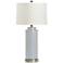 Wildwood Betsy Blue and White Ceramic Table Lamp w/ USB Port