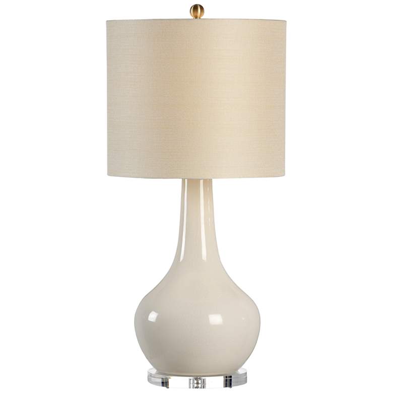 Image 1 Wildwood Charles Cream Ceramic Vase Table Lamp