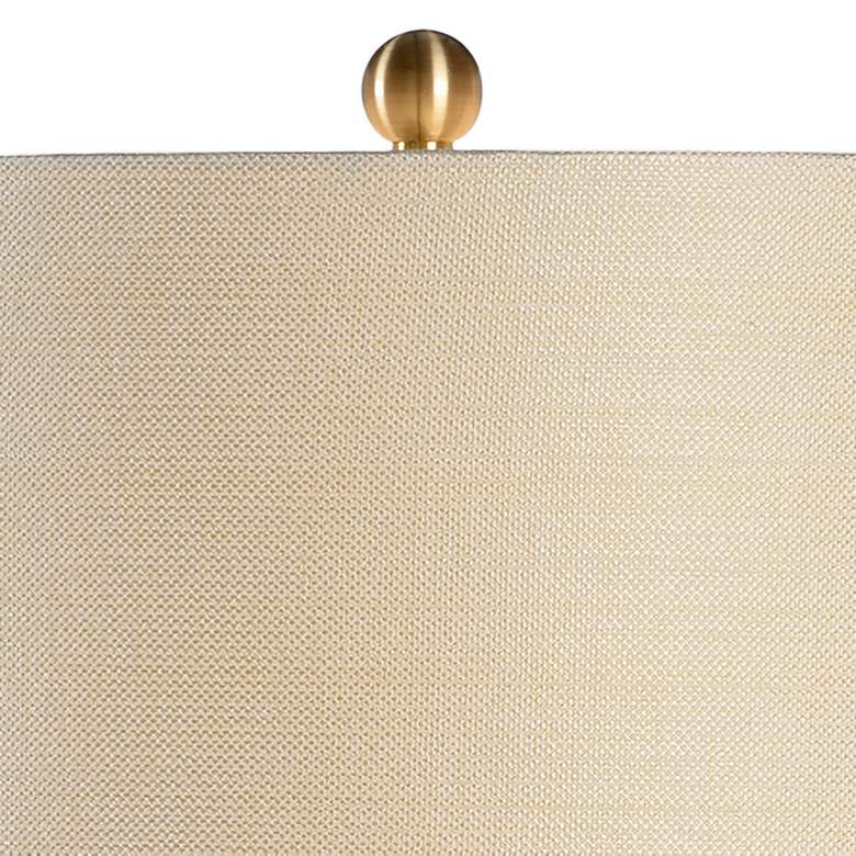 Image 2 Wildwood Charles Cream Ceramic Vase Table Lamp more views