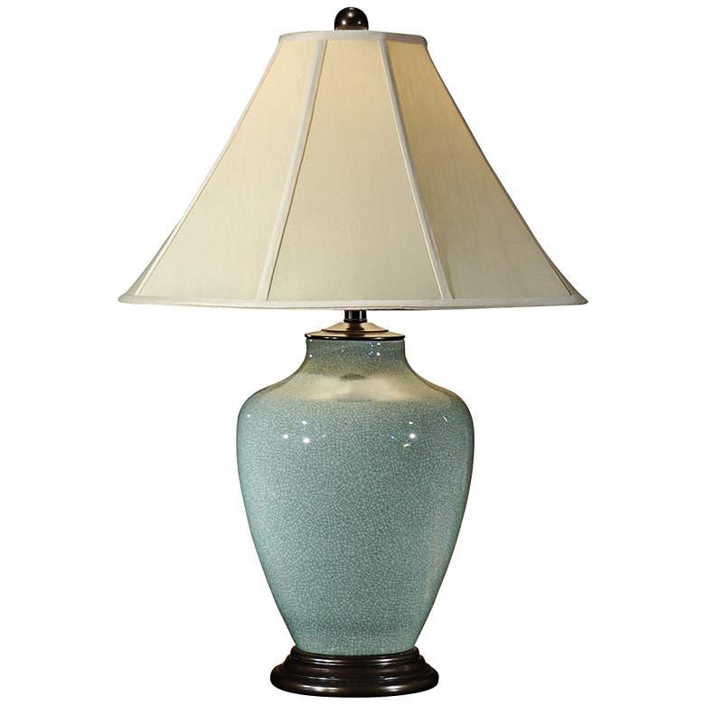 Image 1 Wildwood Crackle Celadon Table Lamp