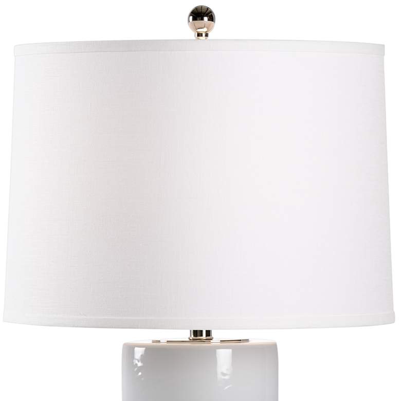 Image 4 Wildwood Destin Aqua White Ceramic Column Accent Table Lamp more views