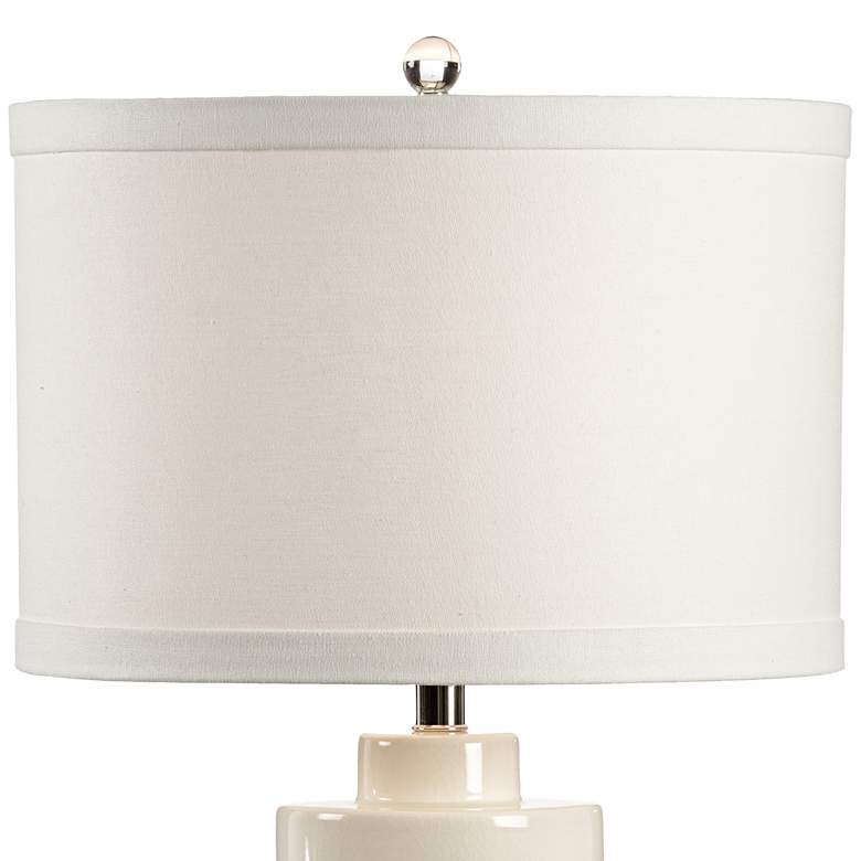 Image 3 Wildwood Edith Eggshell Crackle Glaze Ceramic Table Lamp more views