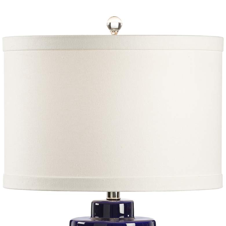 Image 3 Wildwood Edith Royal Blue Crackle Glaze Ceramic Table Lamp more views