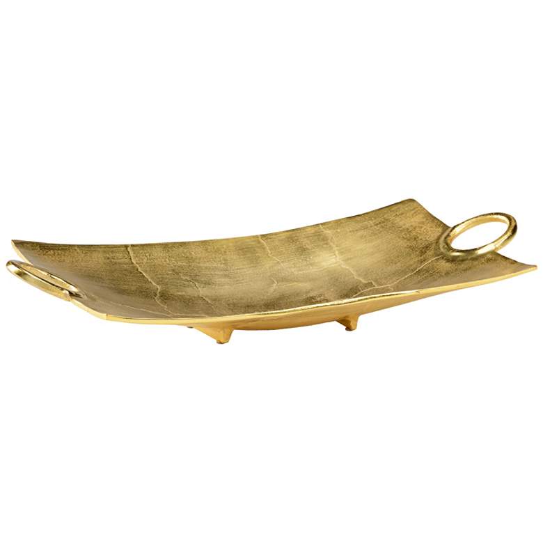Image 1 Wildwood Eyelet Bright Gold Aluminum Tray
