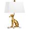 Wildwood Flossie 17"H Left Antique Gold Accent Table Lamp