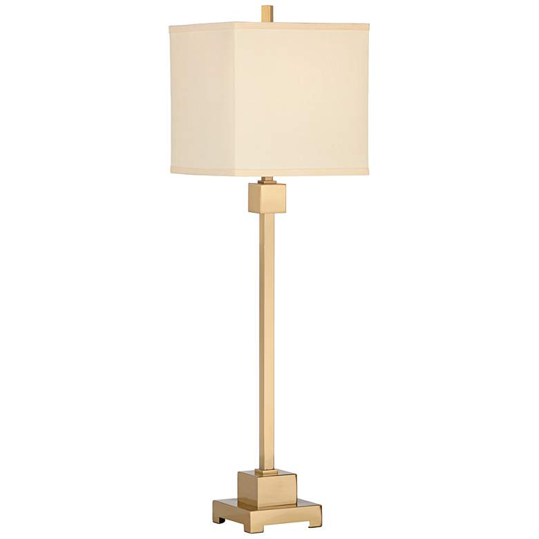 Image 1 Wildwood Forest 35" High Modern Brushed Brass Buffet Table Lamp