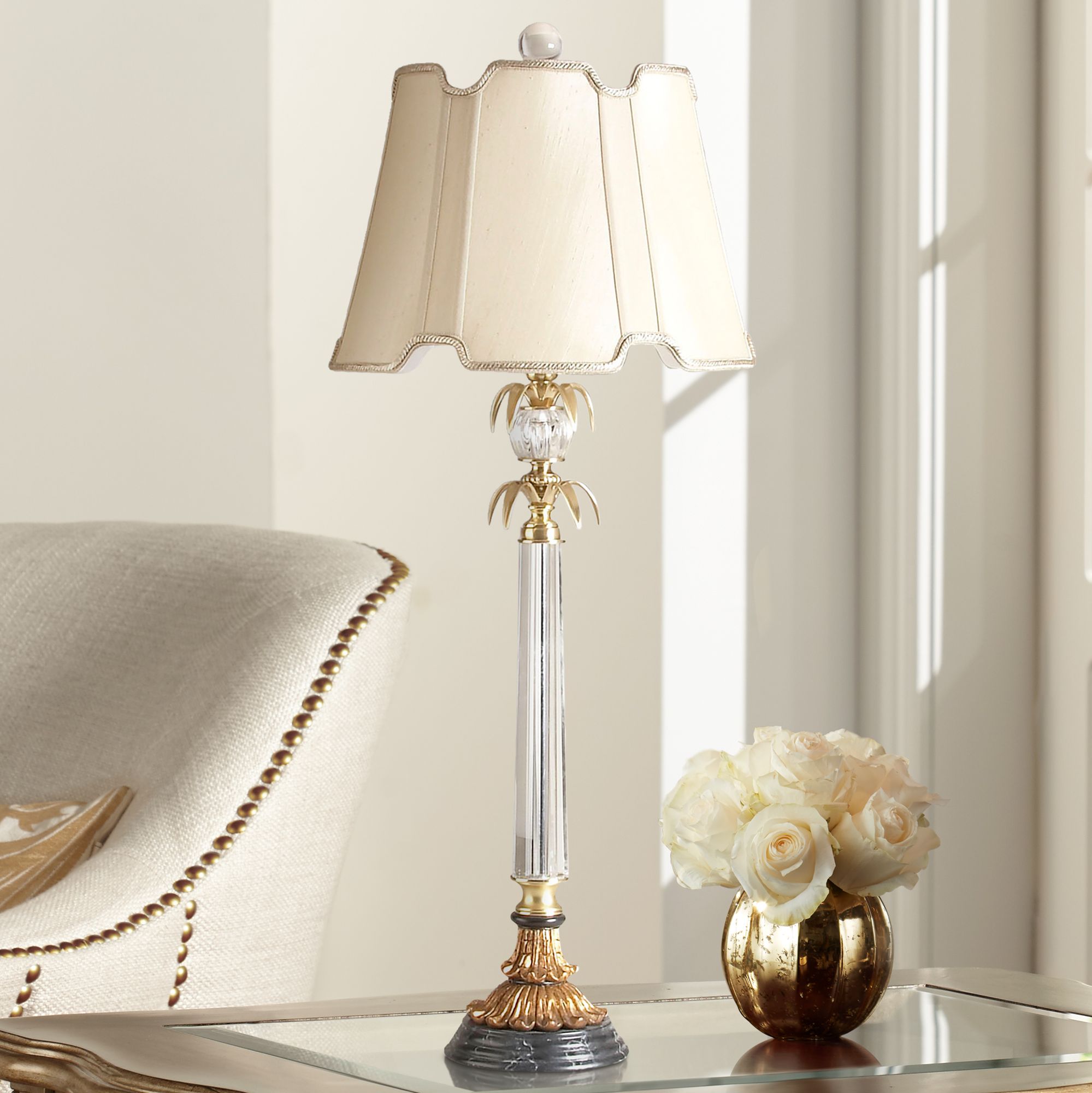 glam buffet lamps