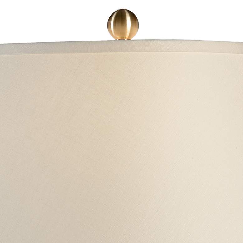 Image 3 Wildwood Fulton 31 1/2" Cream Crackle Glaze Ceramic Vase Table Lamp more views