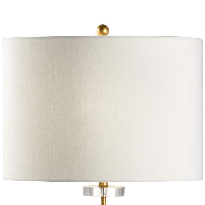 Image 4 Wildwood Greek Key Gold Metal Table Lamp w/ USB Port more views