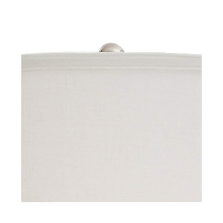 Image 2 Wildwood Greenwich White Glaze Italian Ceramic Table Lamp more views