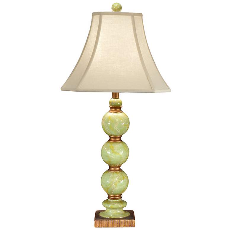 Image 1 Wildwood Hand-Colored Fauxstone Buffet Table Lamp