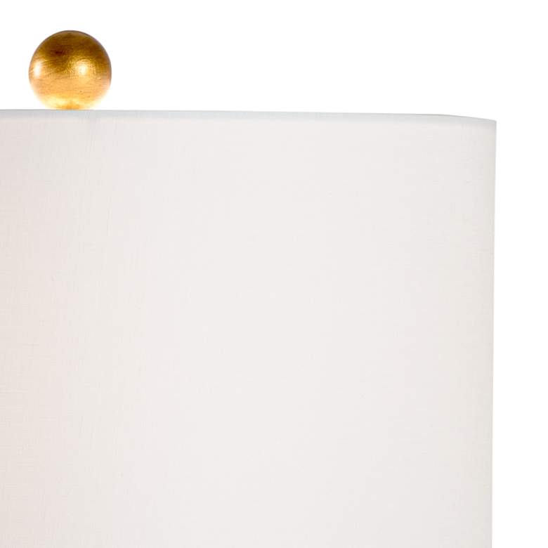 Image 7 Wildwood Hive Green White Glaze Ceramic Accent Table Lamp more views