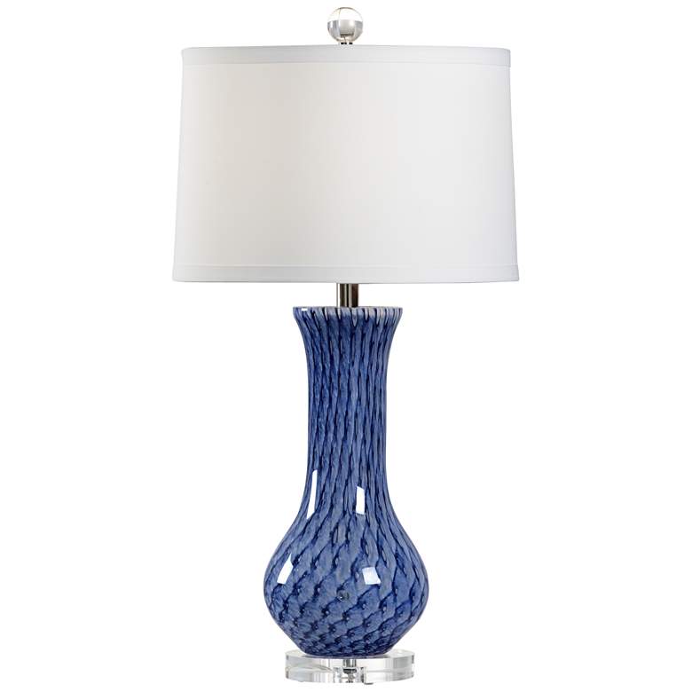 Image 1 Wildwood Lapis and Clear Glass Table Lamp