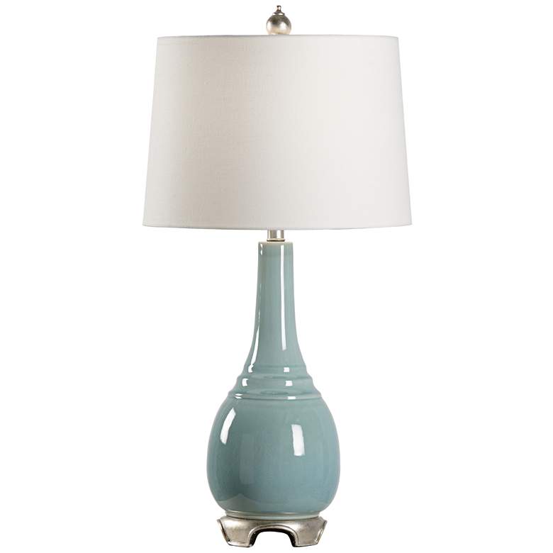 Image 1 Wildwood Lilla Aquaverde Glaze Ceramic Table Lamp