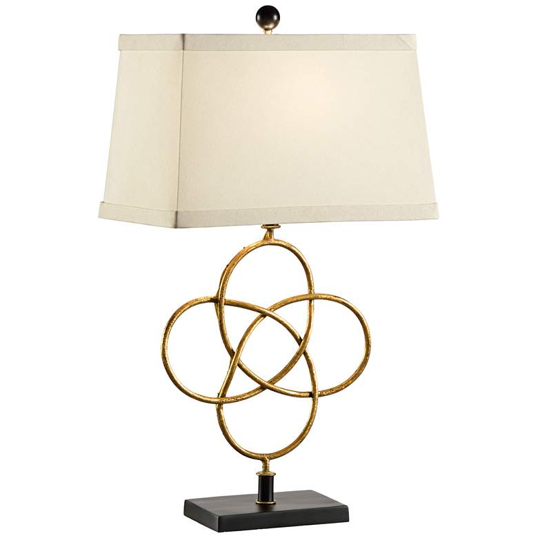 Image 1 Wildwood Loose Knot Gold Metal Table Lamp