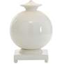 4_Wildwood Opus White Italian Ceramic Ball Accent Table Lamp more views