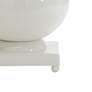 5_Wildwood Opus White Italian Ceramic Ball Accent Table Lamp more views