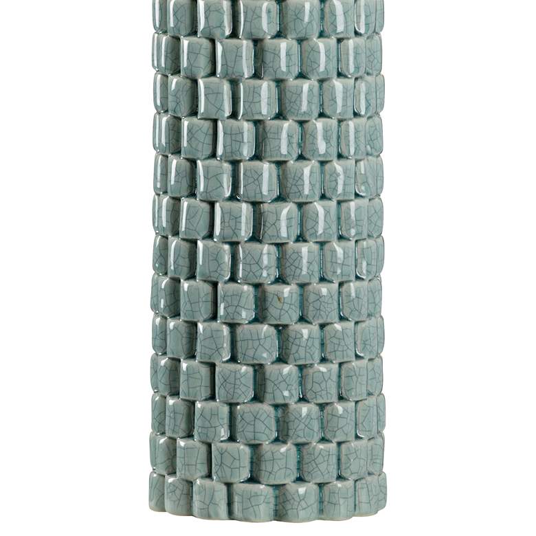 Image 2 Wildwood Potter Celadon Crackle Glaze Porcelain Table Lamp more views