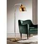 Thumbnail1 of Wildwood Roxy Patinated and Polished Floor Lamp