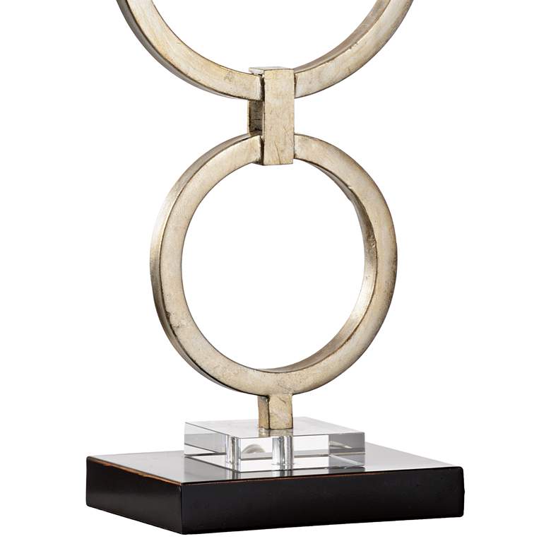 Image 2 Wildwood Silver Loop Metal Table Lamp more views