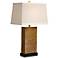 Wildwood Stack of Slats Faux Wood Table Lamp
