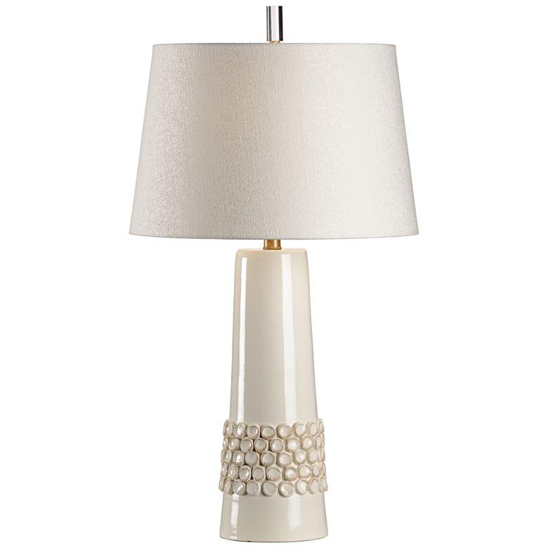 Image 1 Wildwood Tivoli Aged Cream Glaze Ceramic Table Lamp