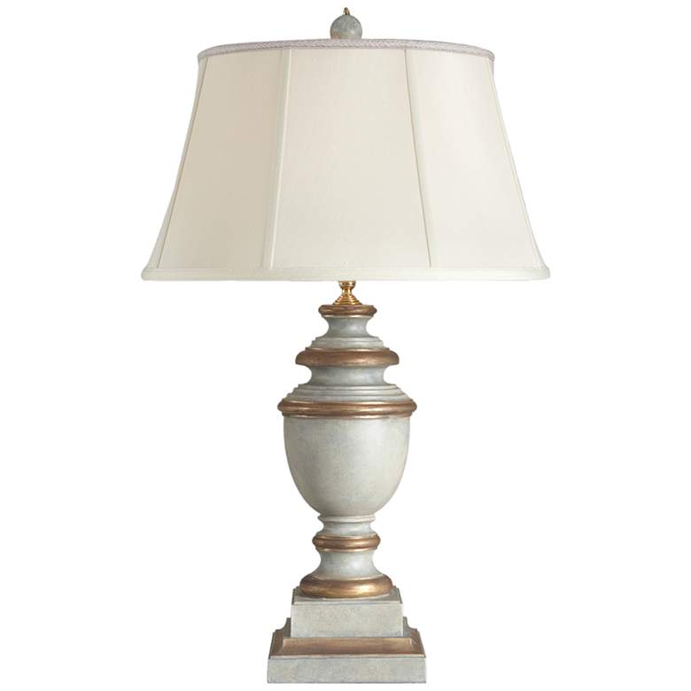 Image 1 Wildwood Ventura Old Blue Hand-Painted Accent Table Lamp